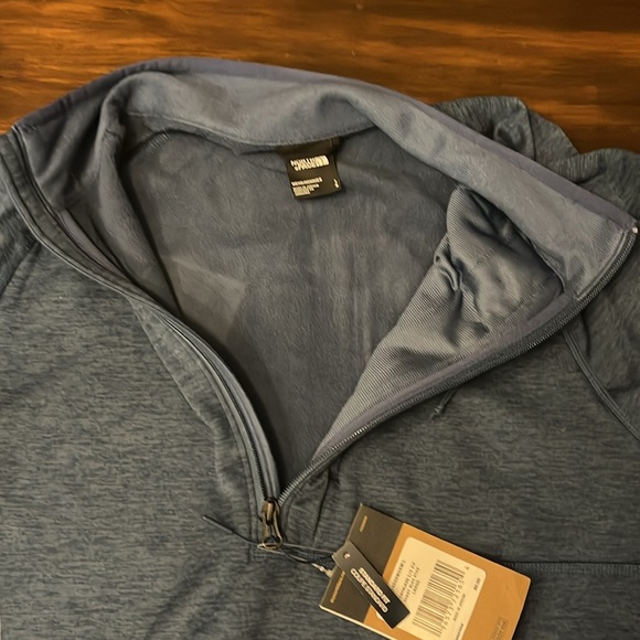 The North Face quarter zip Blue - Picture 5 of 8